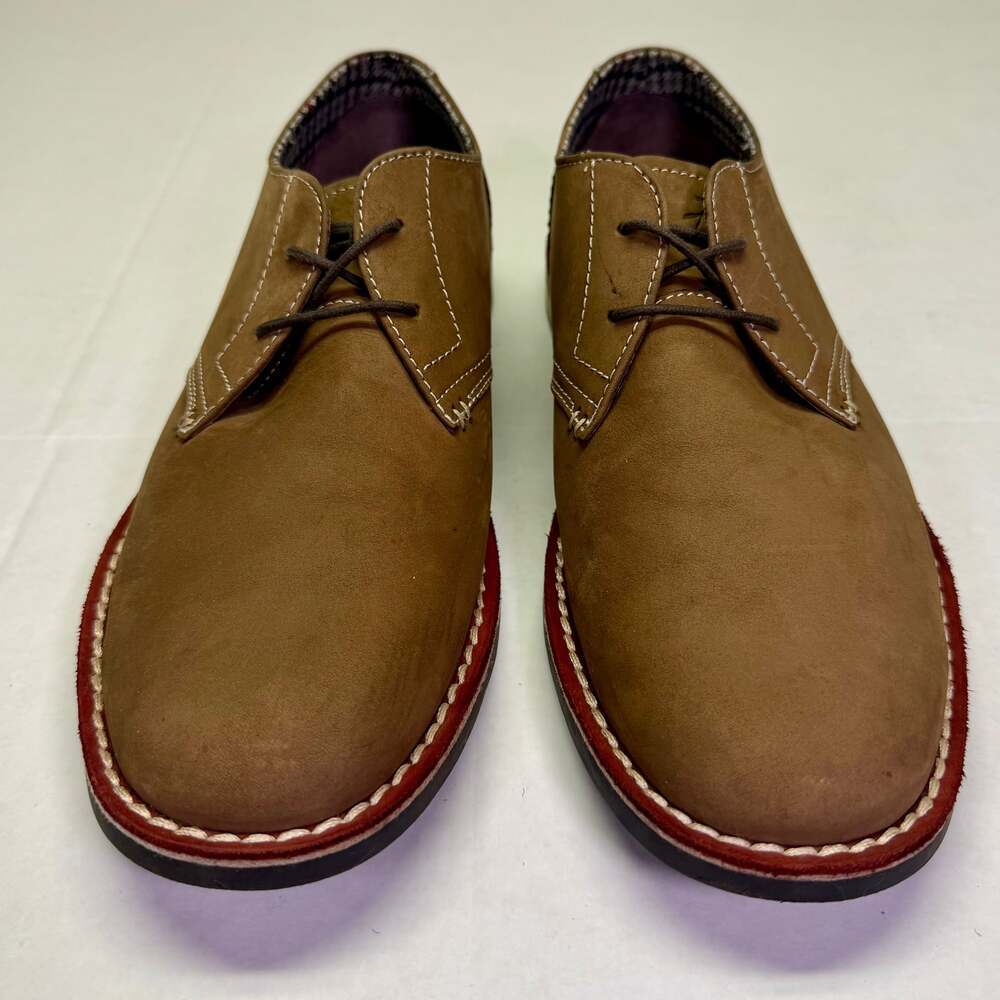 Original Penguin Waylon Tan Suede Oxfords Size US 9.5